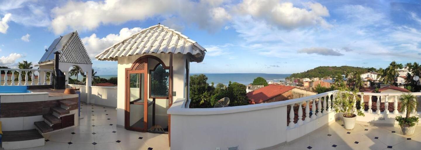 Praia de PipaCastelo Do Ceu, Casa No Centro De Pipa Vista Mar别墅 外观 照片